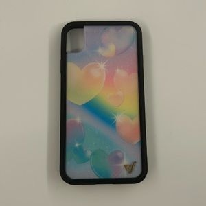 iphone XR heart bubble wildflower case